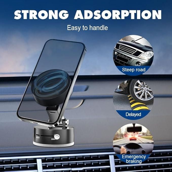 Vacuum Magnetic Suction Phone Holder - Prime Avenue