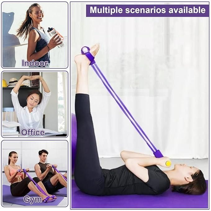 Multifunctional Yoga Pedal Puller Resistance Band - Prime Avenue