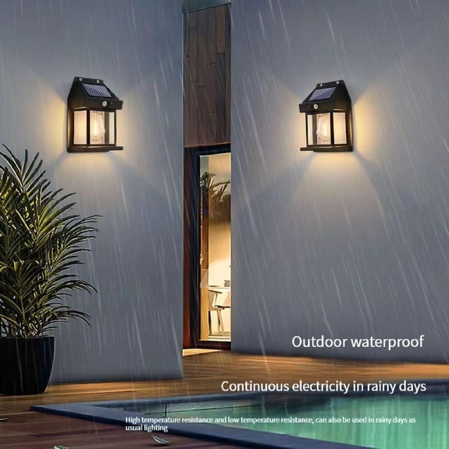 Solar Outdoor Wall Light - Prime Avenue