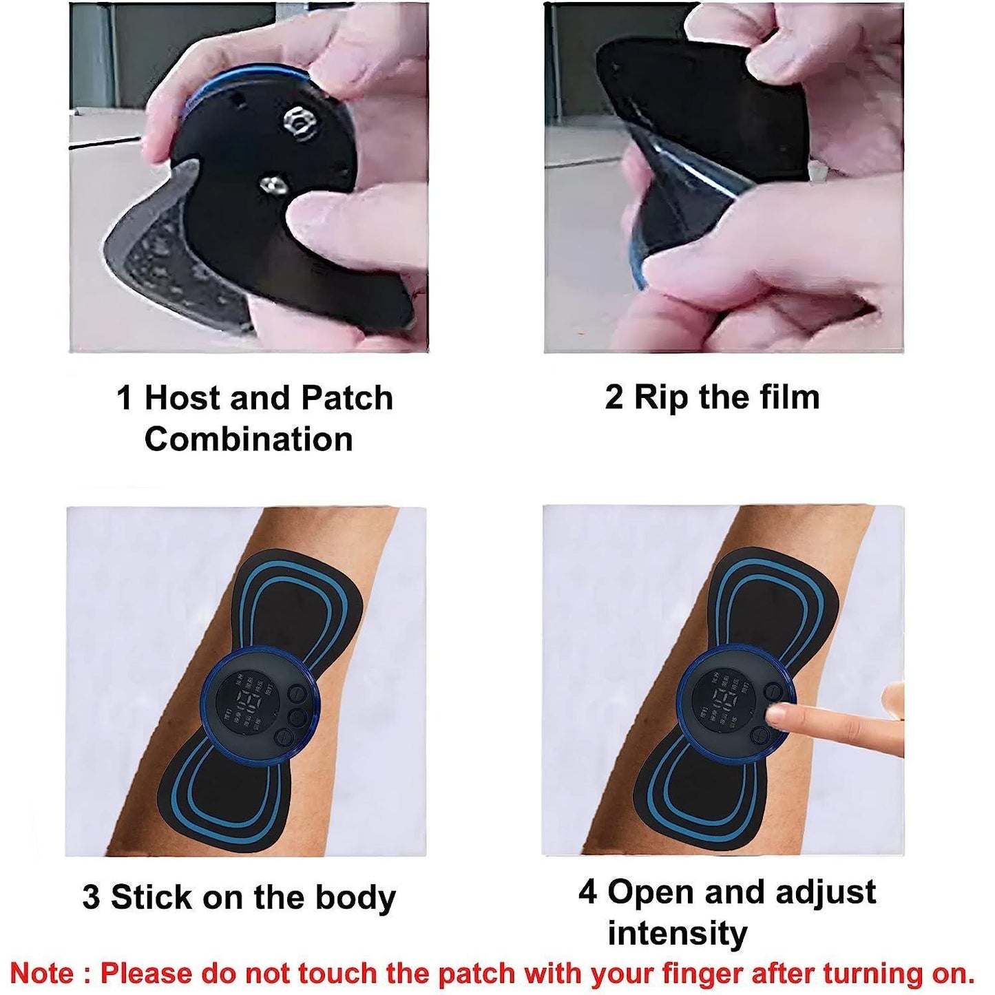 Reusable EMS Bioelectric Acupoints Massager Pad - Prime Avenue