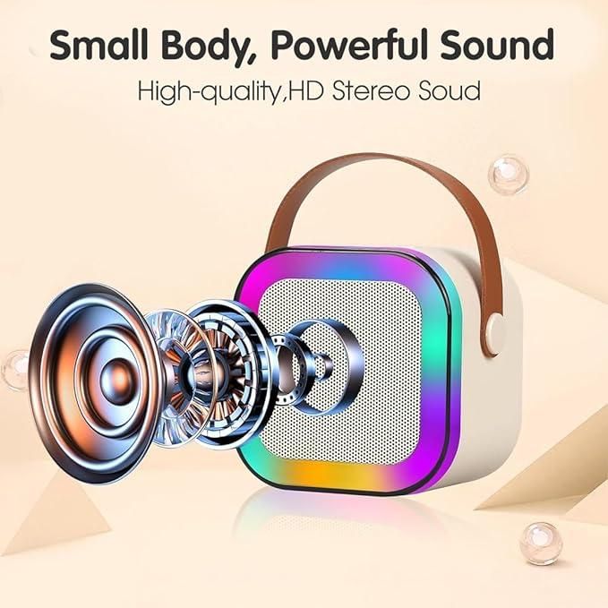 Portable Bluetooth Speaker with Wireless Microphone - Prime Avenue