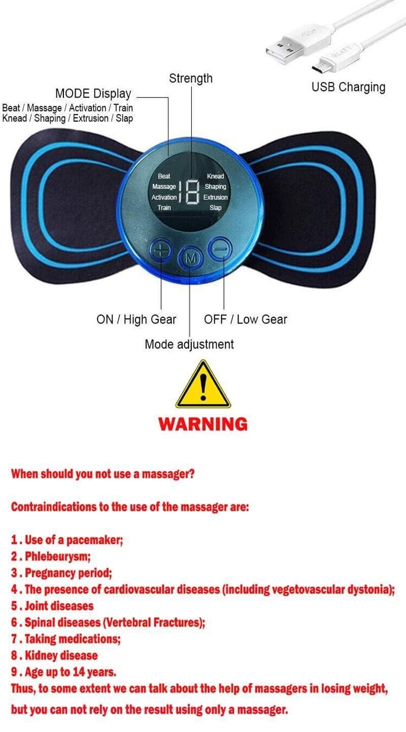 Reusable EMS Bioelectric Acupoints Massager Pad - Prime Avenue