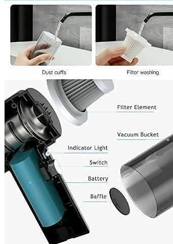 3 In 1 Rechargeable Mini Vacuum Cleaner - Prime Avenue