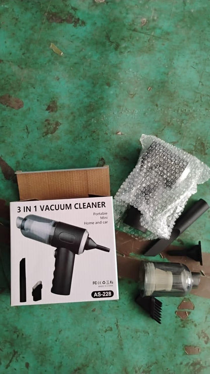3 In 1 Rechargeable Mini Vacuum Cleaner - Prime Avenue