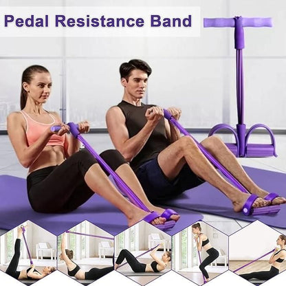 Multifunctional Yoga Pedal Puller Resistance Band - Prime Avenue