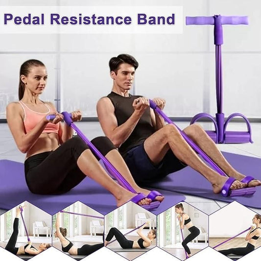 Multifunctional Yoga Pedal Puller Resistance Band - Prime Avenue