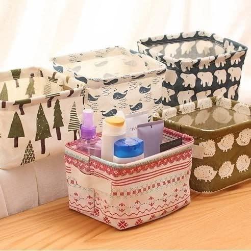 Canvas Fabric Basket with Handle - Prime Avenue